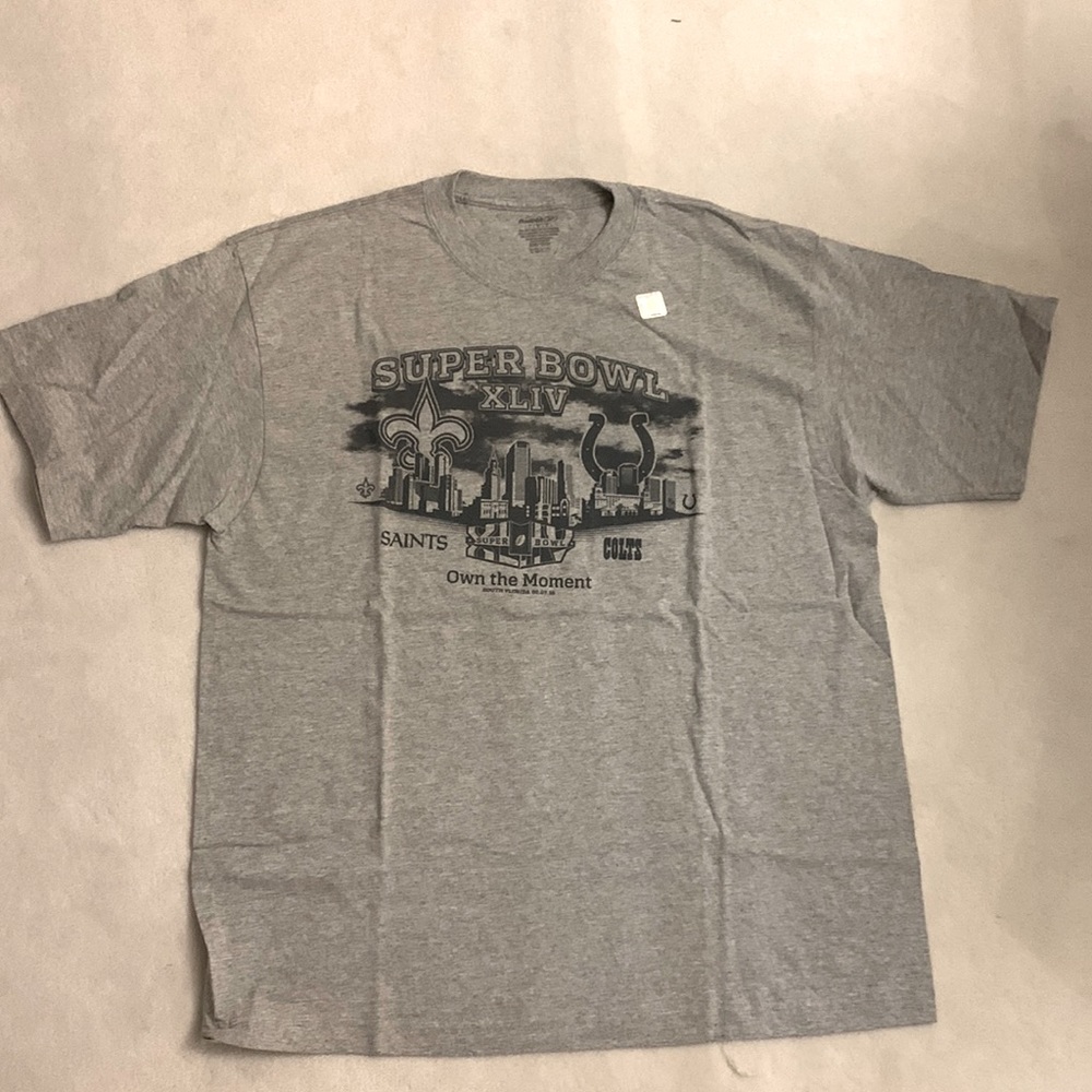 Super Bowl XLIV t-shirt(Saints vs Colts)